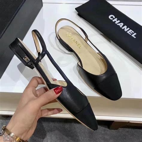 chanel canvas shoes replica|chanel style slingback shoes.